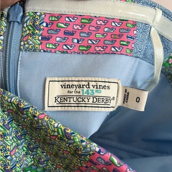 VINEYARD VINES Strapless Patchwork Mini Dress in Pastel Multi - Picture 5 of 12